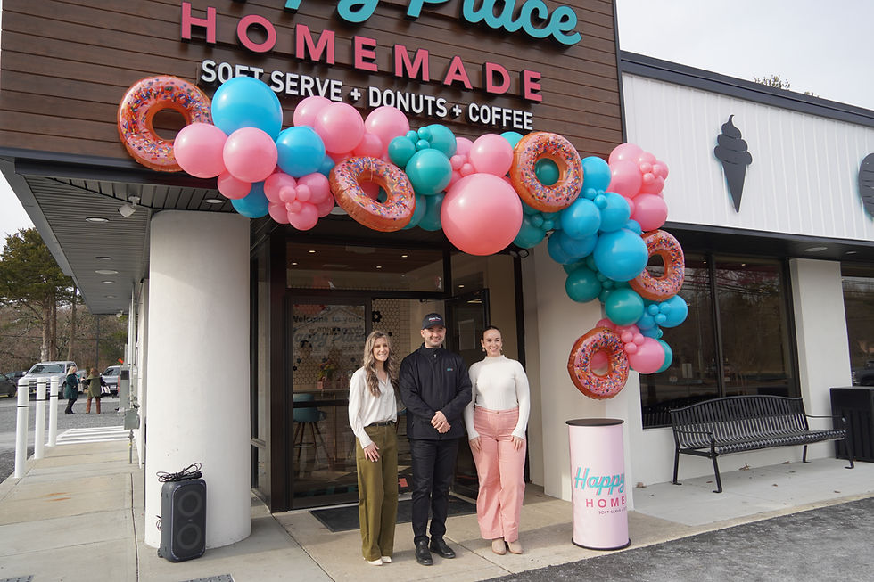Cristina ORangers, Jessica Buono, Tyler Gerber Happy Place Homemade Grand Opening