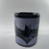 Miniatura: Mug negro recuadro blanco personalizado.