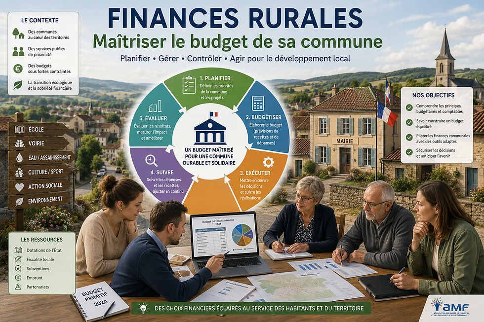 Parcours « Finances rurales » — Maîtriser le budget de sa commune