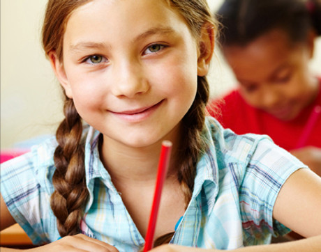 Girl at School