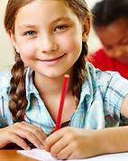 Girl at School