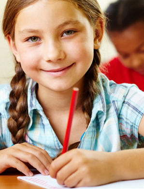 Girl at School