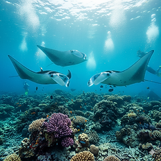 Manta Rays Maldives