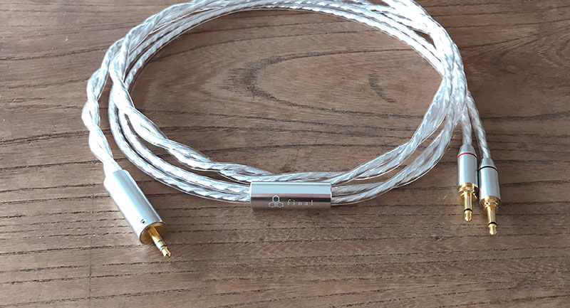 final OFC pokryte srebrem z 3.5mm plug
