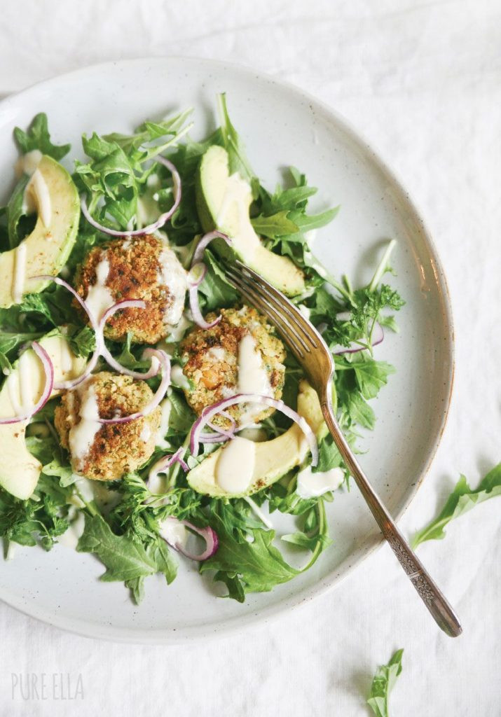Vegetarian Falafel Summer Salad