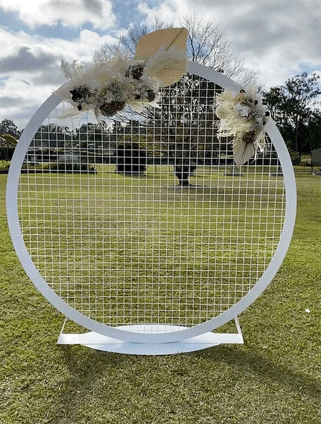 Circular Mesh Backdrop