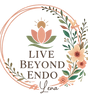 Live Beyond Endo logo - natural endometriosis healing and wellness by Lena