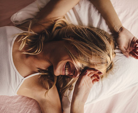 Happy Woman Waking Up