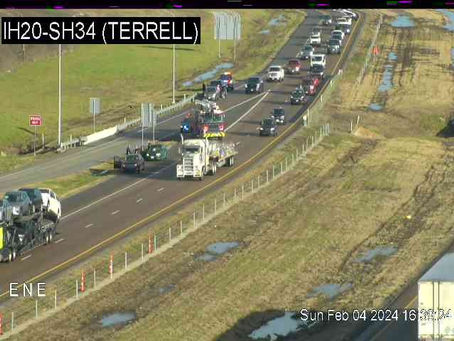 Slow down on I-20 near SH-34 in Terrell.