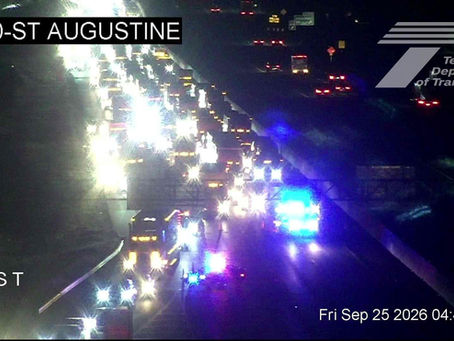 Overturned 18-Wheeler and Fuel Spill Shut Down Westbound I-20 Near Dowdy Ferry in Southeast Dallas