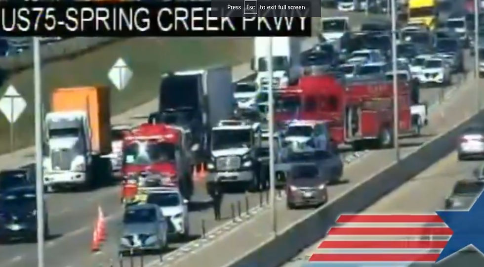 US-75 and Spring Creek Pkwy - Plano, TX - 01-17-2024