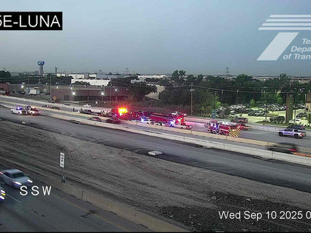 Multi-vehicle pile-up closed IH-35E near Luna in Carrollton, TX.