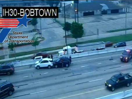 IH-30 and Bobtown, a four SUV accident reported in Garland, TX.