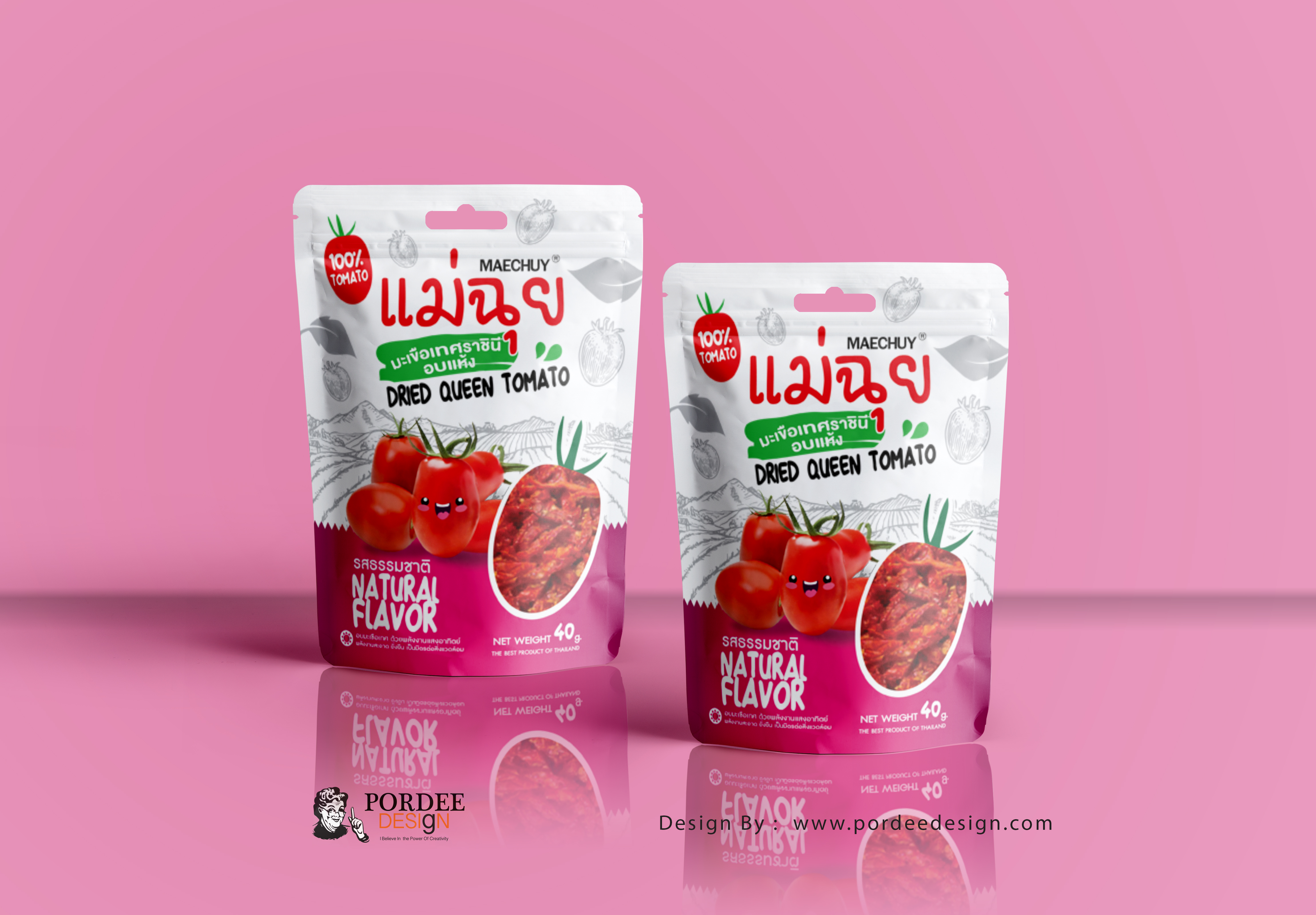 Plastic Pouch Packaging MockUp