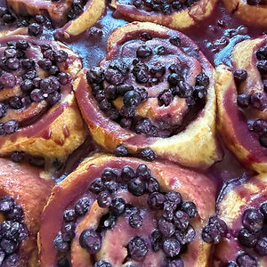Blueberry Cinnamon Rolls