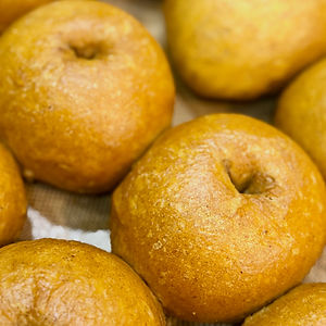 Sourdough Pumpkin Bagels