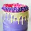 Thumbnail: Purple swirl drip cake