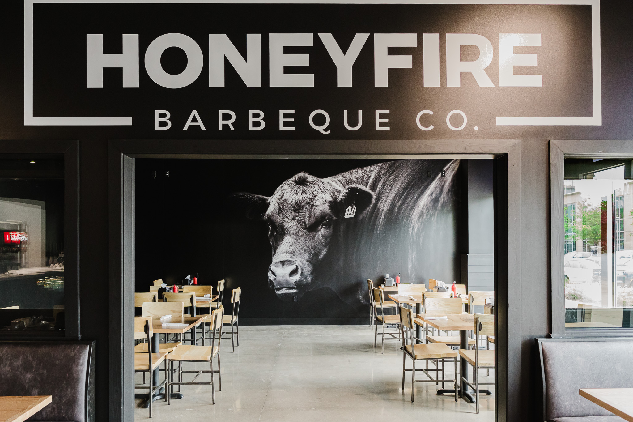 HoneyFire Barbeque Co. project interior.
