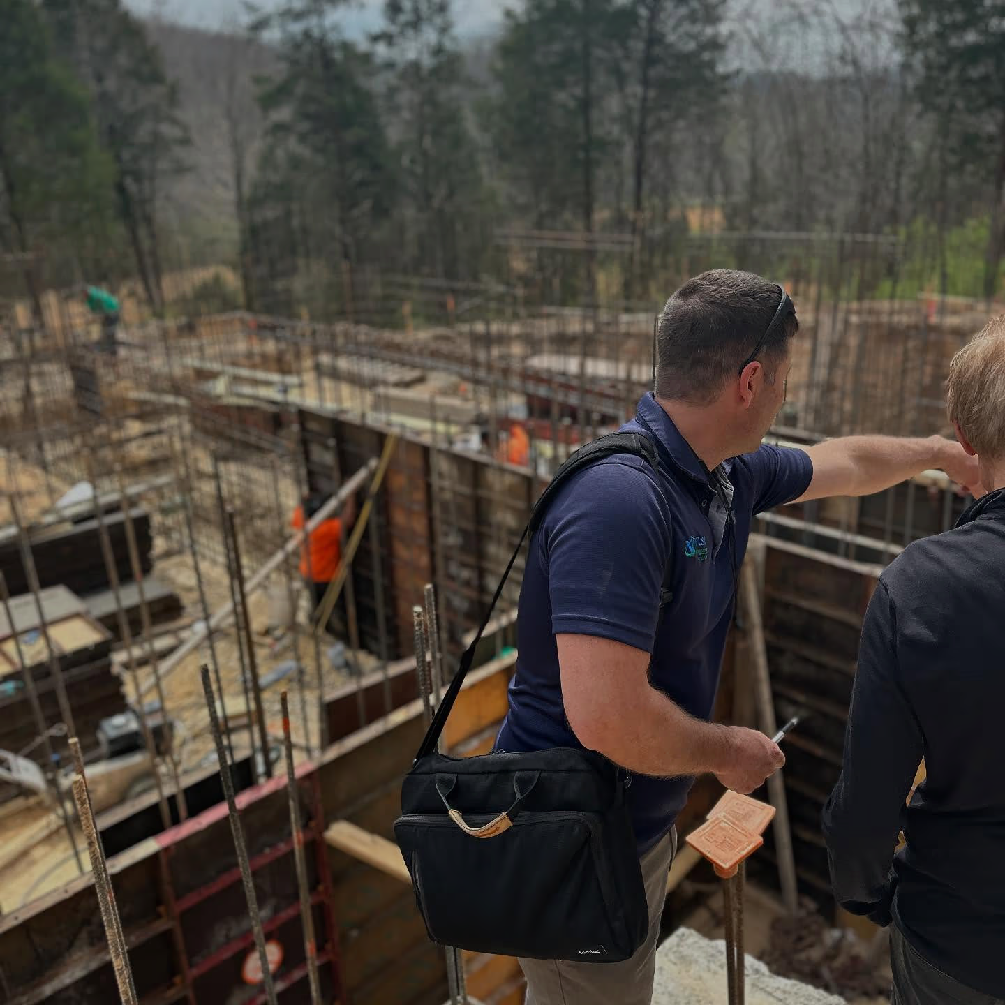 Commercial construction company middle tennessee project site