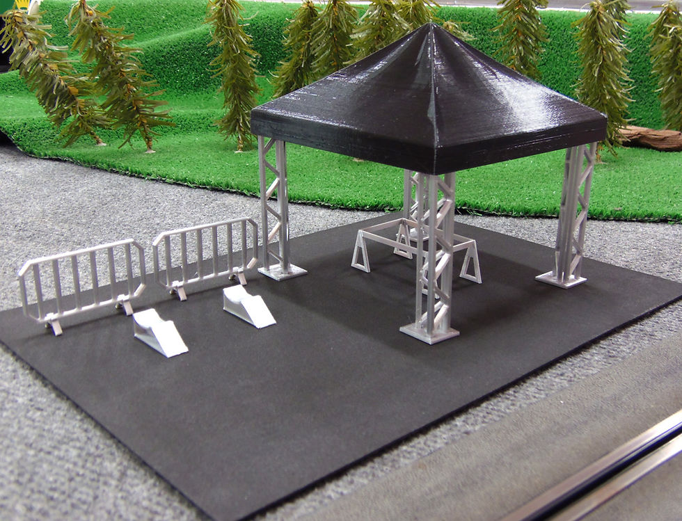 Miniatura: carpa con accesorios