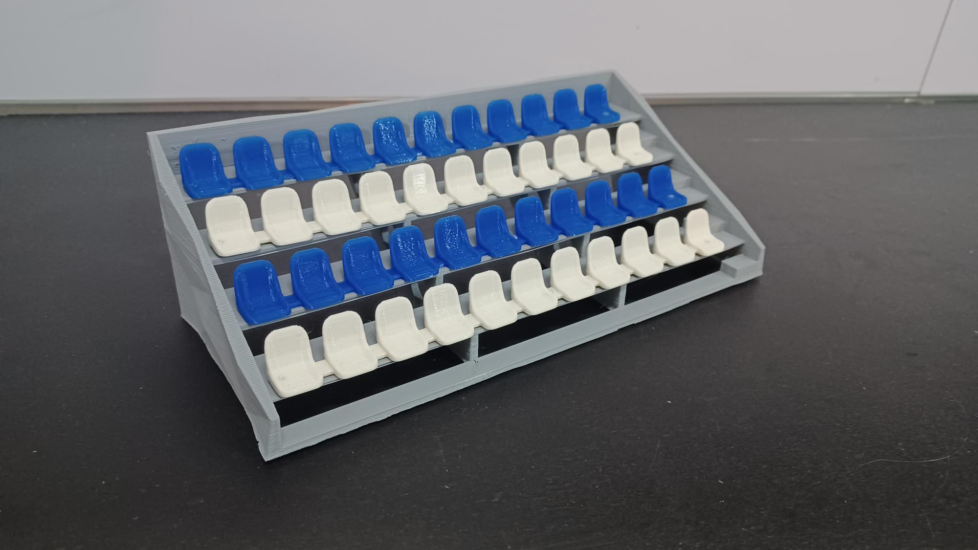 Grada simple 2 colores