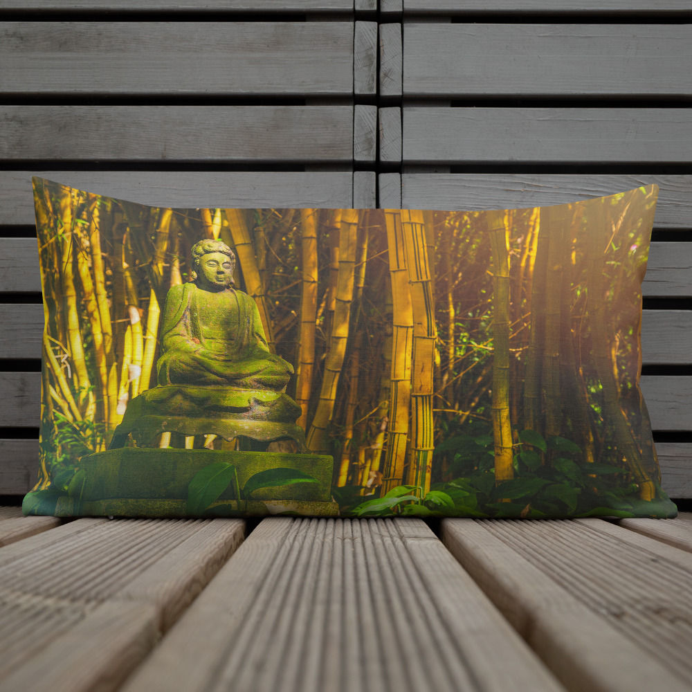Lord of the Woods-Hawaii Throw Pillow by Robert Arrington