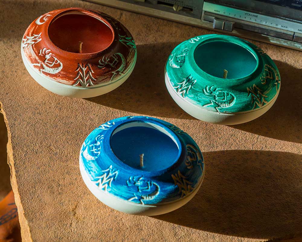 New Mexican Candles & Souvenirs El Nicho Shop Santa Fe, New Mexico