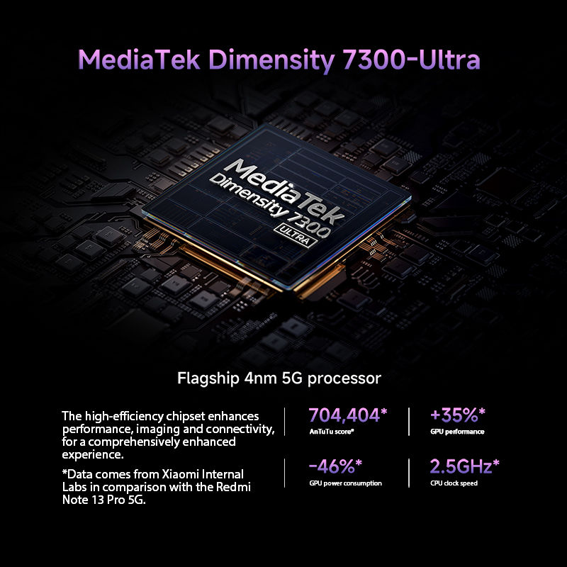 Thumbnail: Global Version Xiaomi Redmi Note 14 Pro 5G Smartphone MediaTek Dimensity 7300-Ul