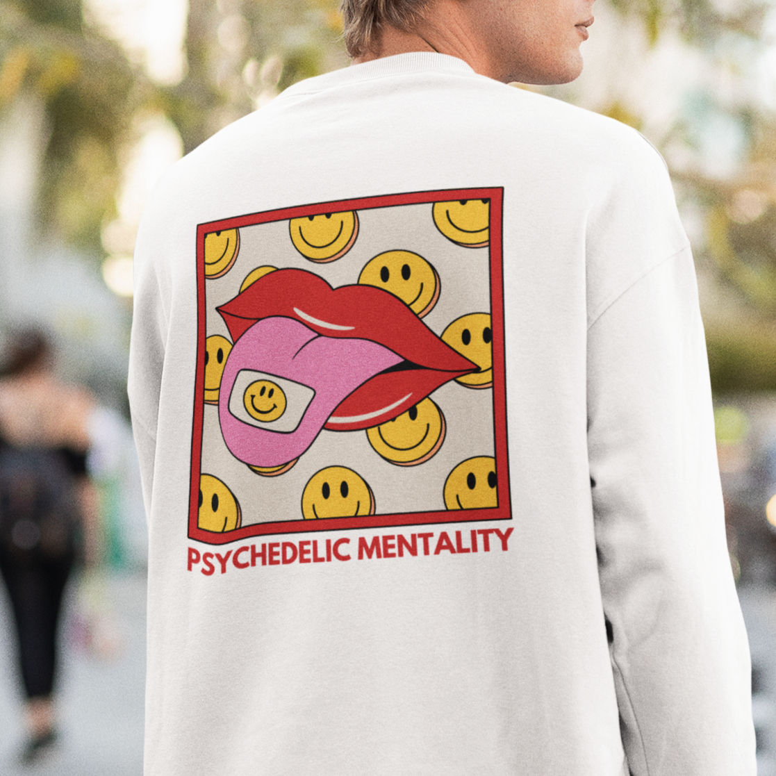 Psychedelic Unisex Crew Neck Sweatshirt