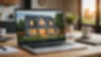 A user-friendly modular home design tool on a laptop screen