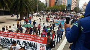 EL PUEBLO YA NO QUIERE GOLES, LO QUE QUIERE SON FRIJOLES: CNTE