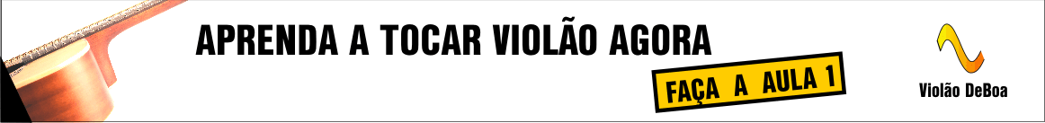 Página dos acordes no violão