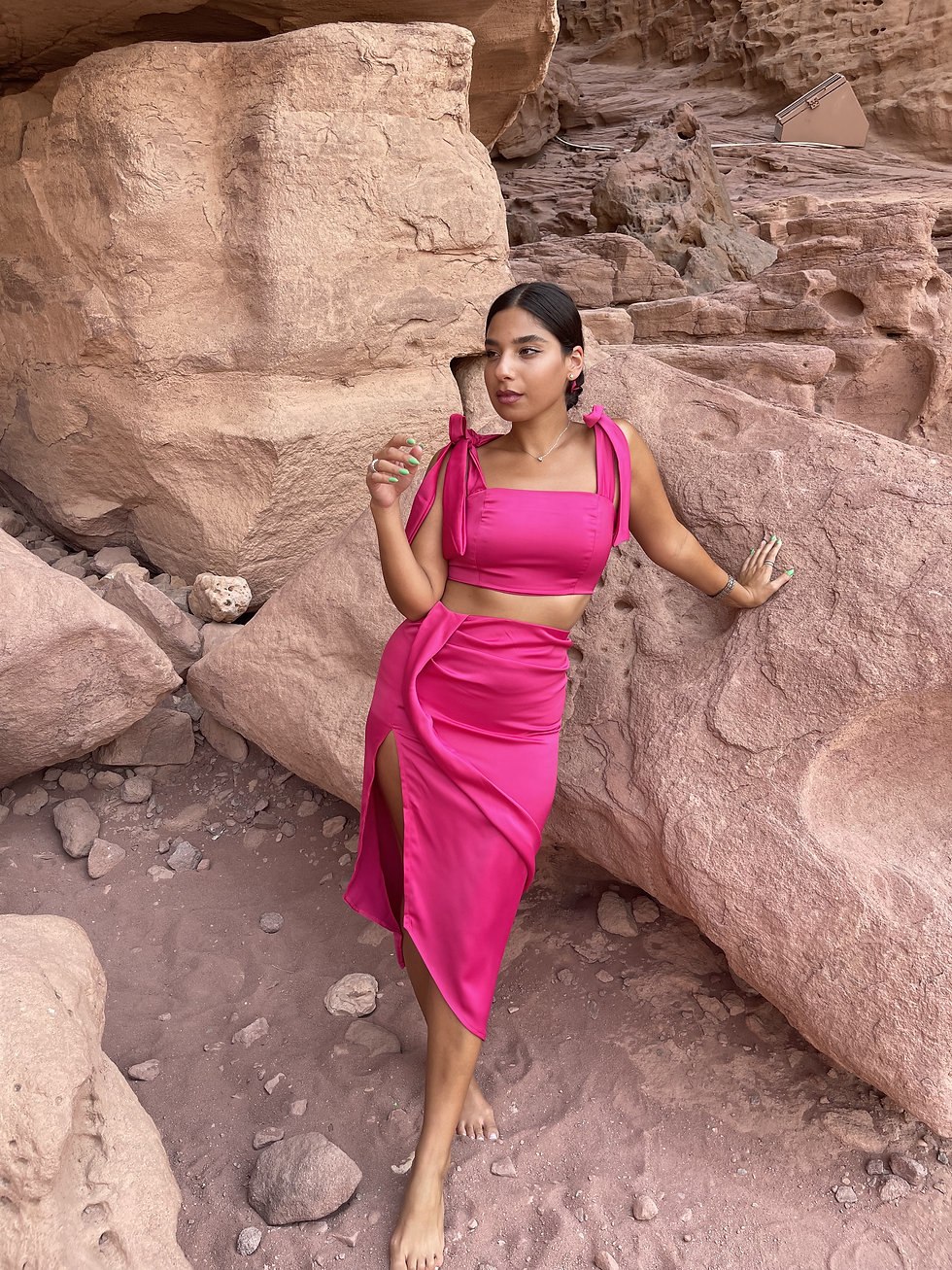 Thumbnail: Skirt and top Glowing Pink