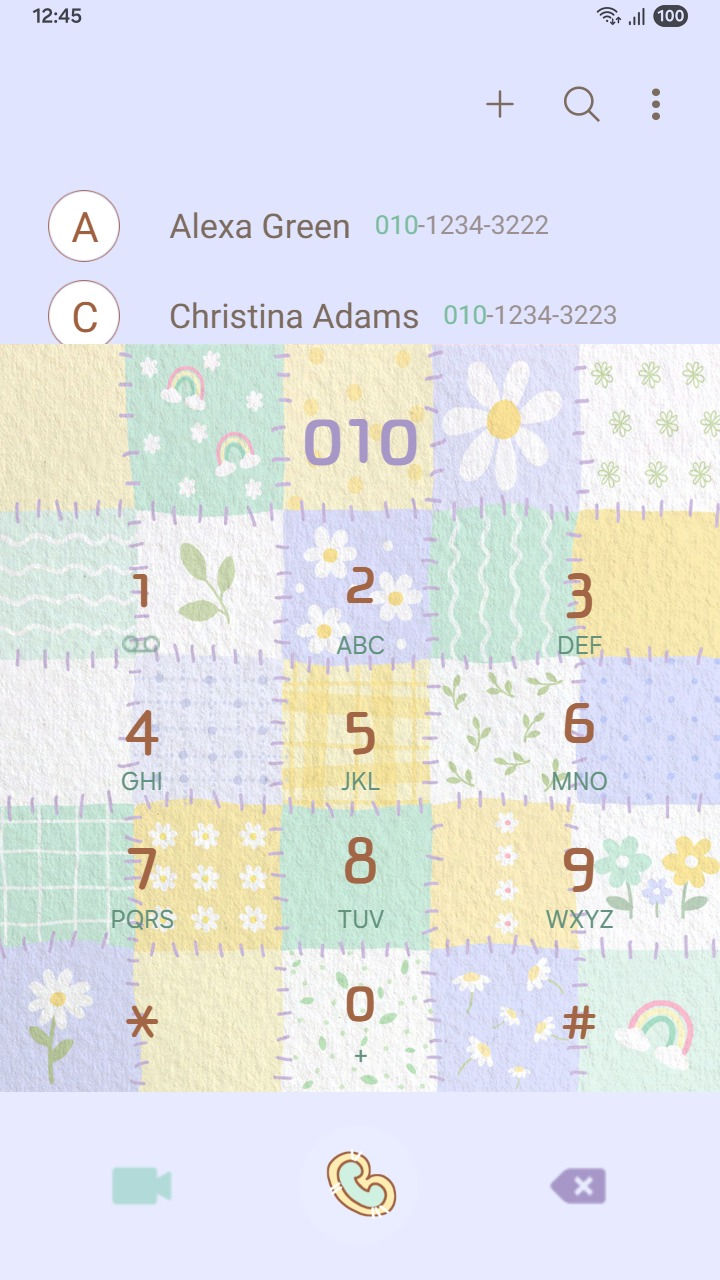 縮圖：Patchwork Of Daisy Flower | Pastel Dream Series