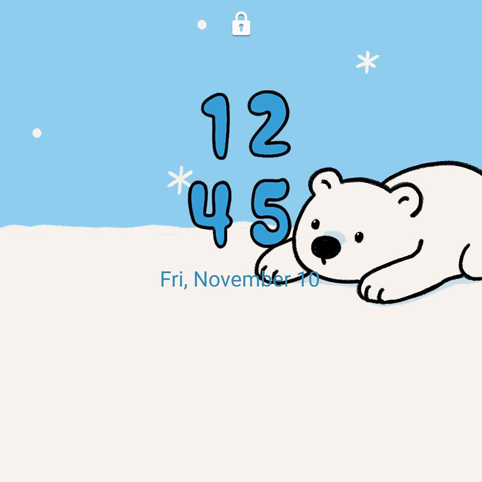 縮圖：Cute Polar Bear ♥ Cozy Winter Mood | Kawaii Life Series