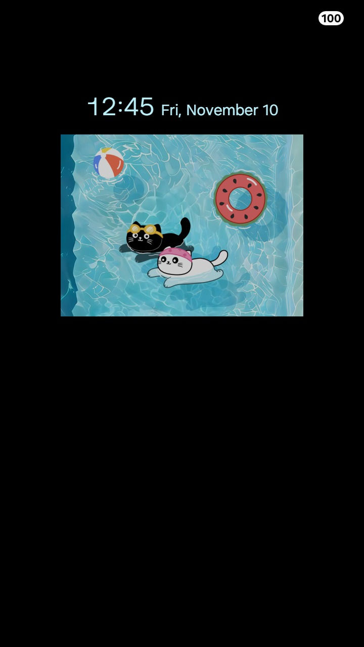 縮圖：Cute Cats Chilling In A Summer Pool
