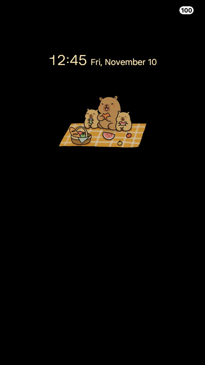 縮圖：Animated Fall Picnic With Cute Capybaras| Capu Life Series