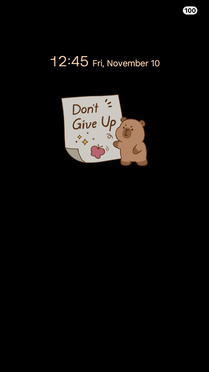 縮圖：Cute Capybara ♥ Don’t Give Up