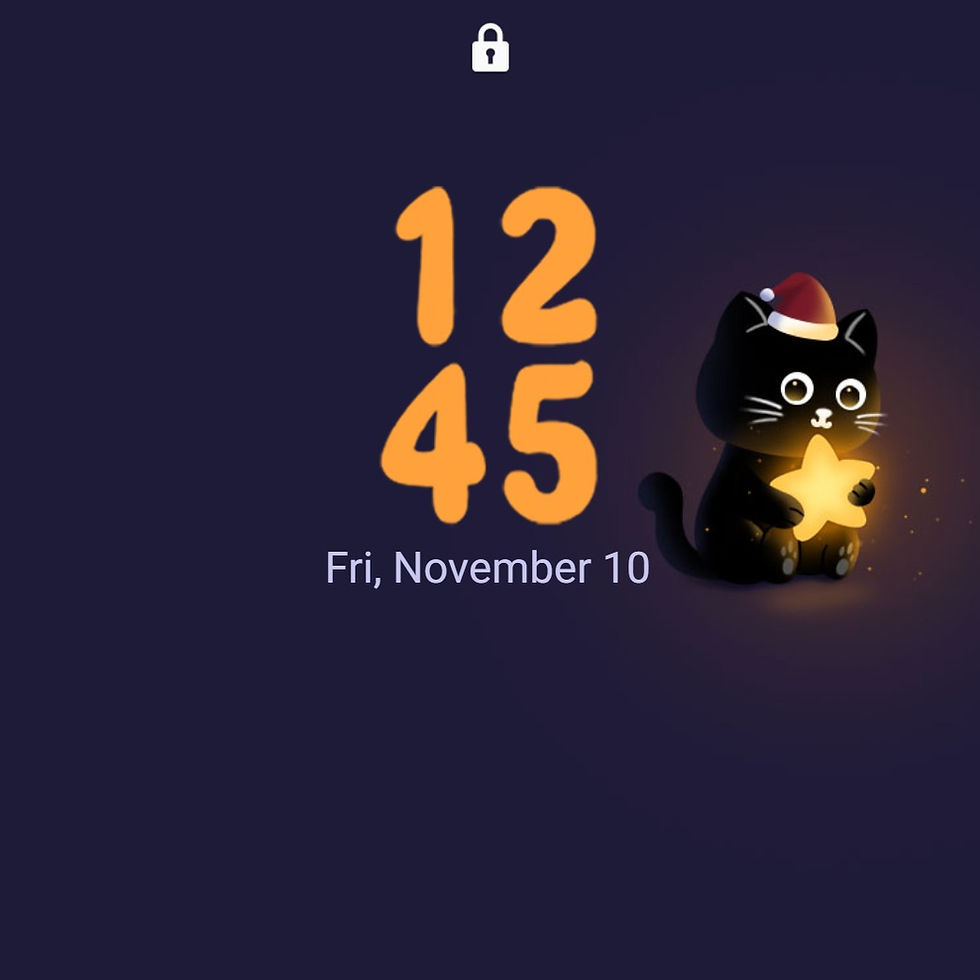 縮圖：Merry Little Star ♥ Winter Cute Cat | Miiro Vibes