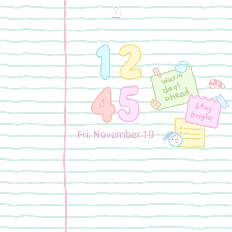 縮圖：Sticky Notes ♥ Warm And Bright