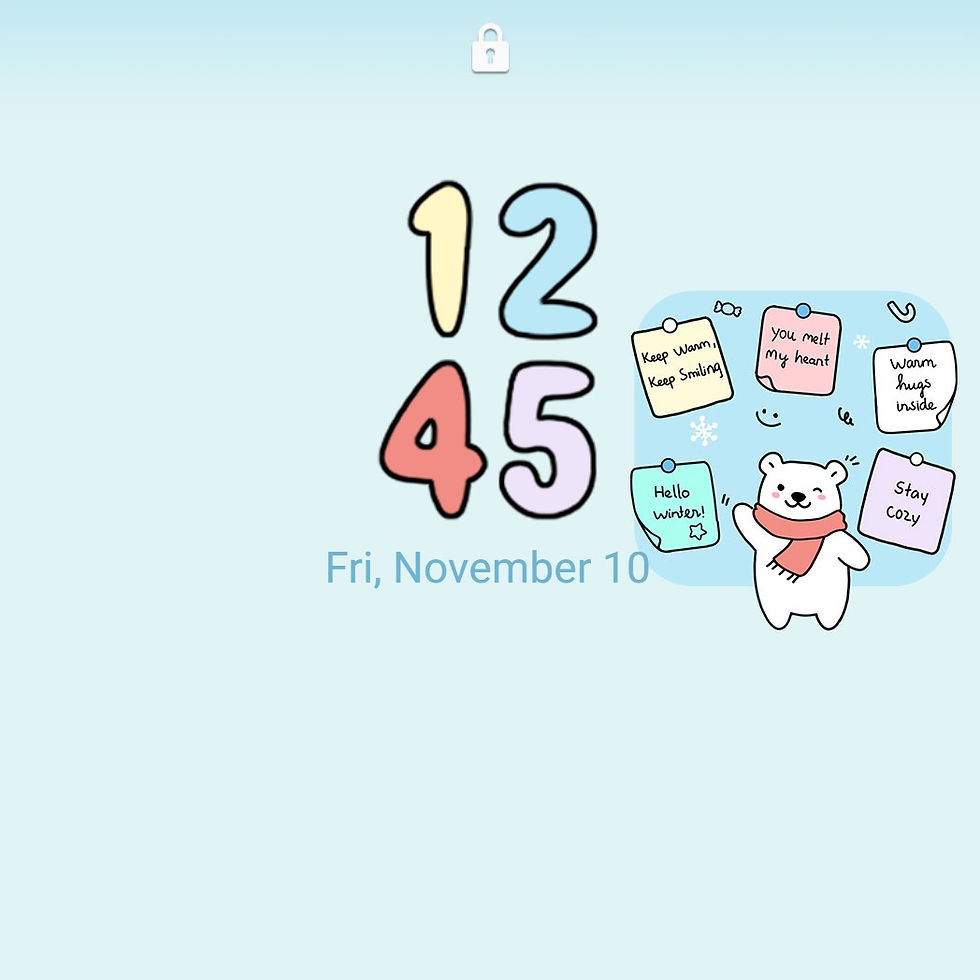 縮圖：Polar Bear And Winter Motivation Notes | Daily Motivation Series