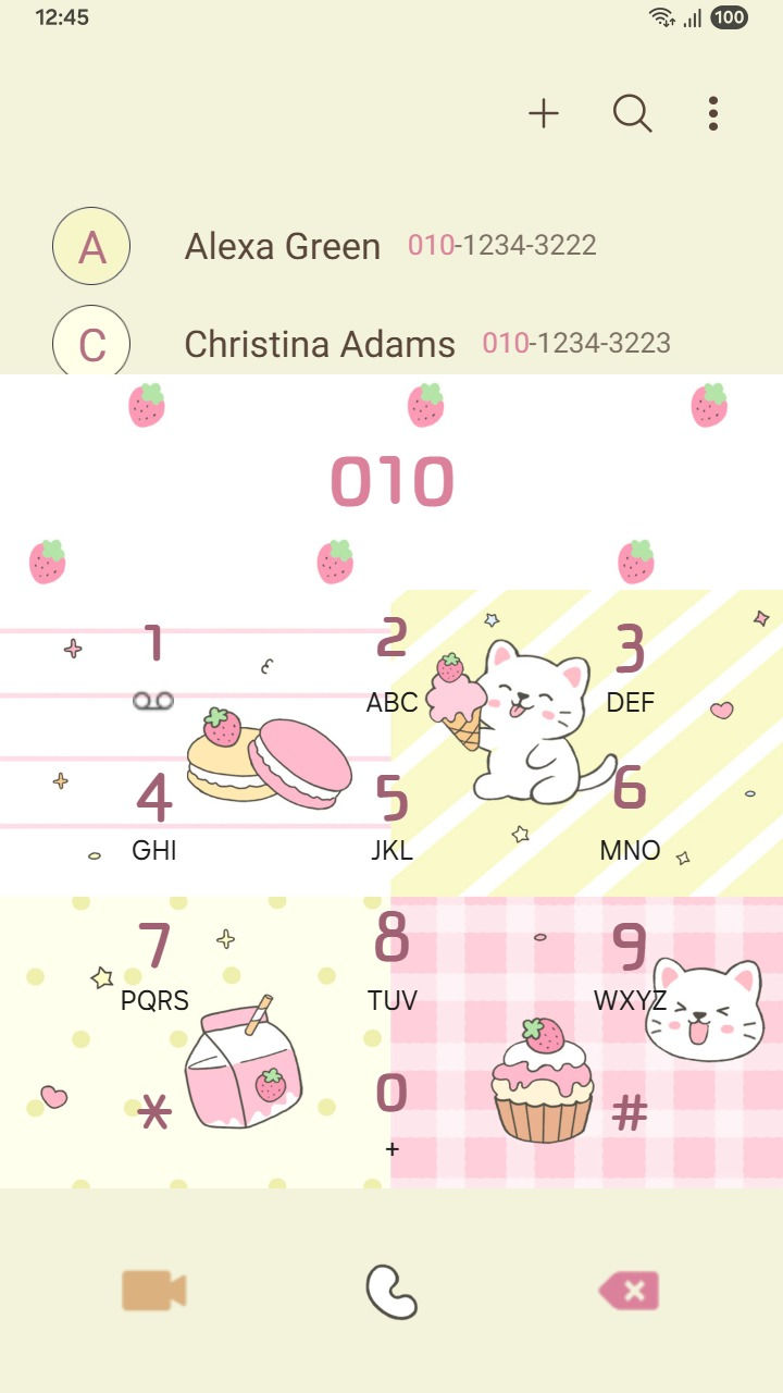 縮圖：Cute Kawaii Kitten On Sweet Strawberry Days| Mimi Mood Series