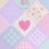 縮圖：Patchwork Of Love Hearts | Pastel Dream Series