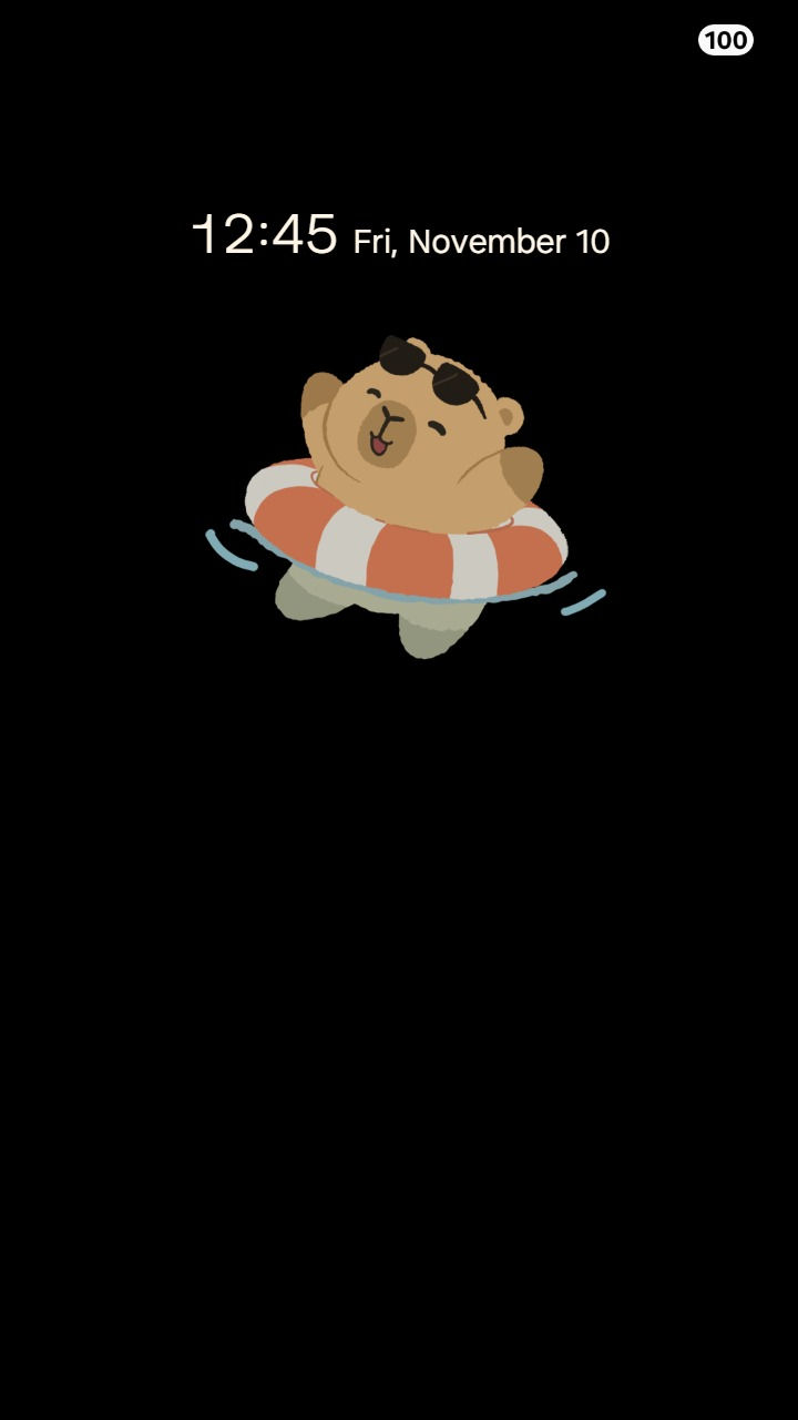 縮圖：Capybara Relaxing In Swimming Pool | Capu Life Series