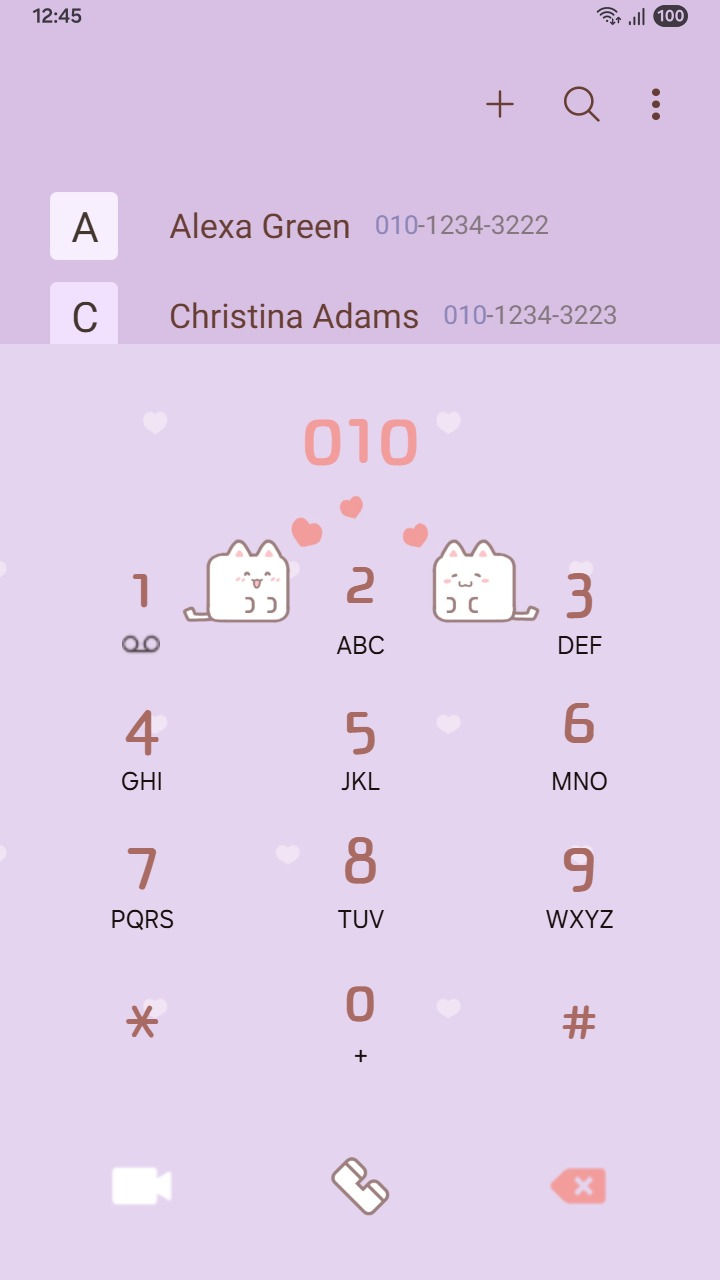 縮圖：Cute Couple Cats Cube In Love