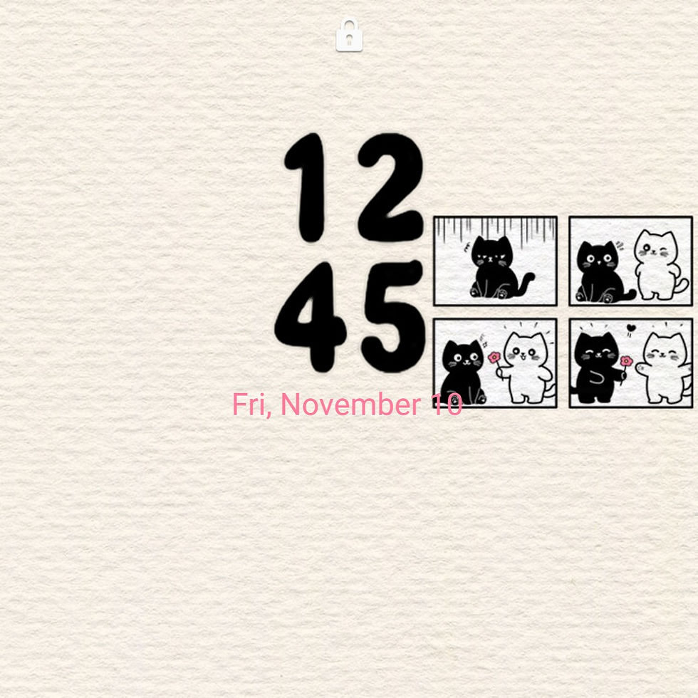 Thumbnail: Black & White Cat ♥ Comic Friendship Vibes | Kawaii Life Series