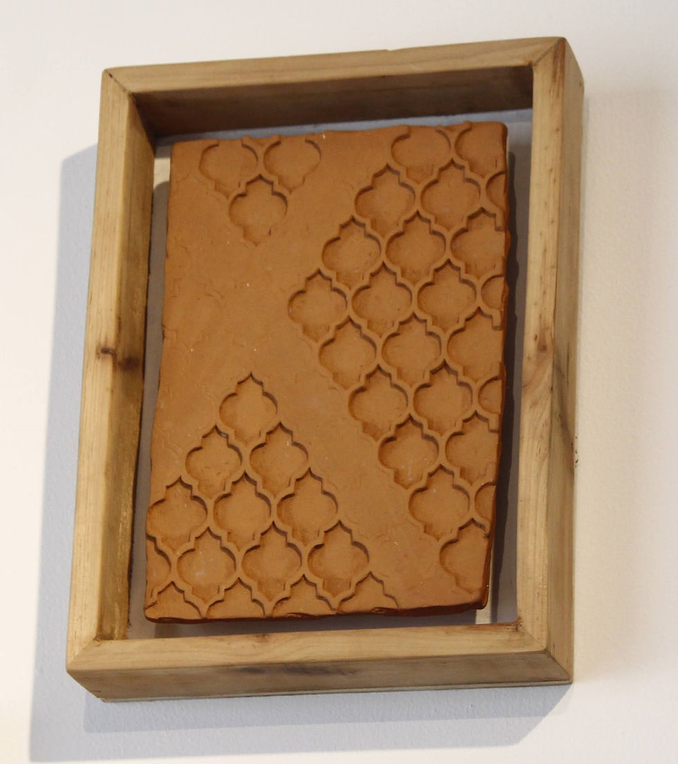 teracotta carved tile