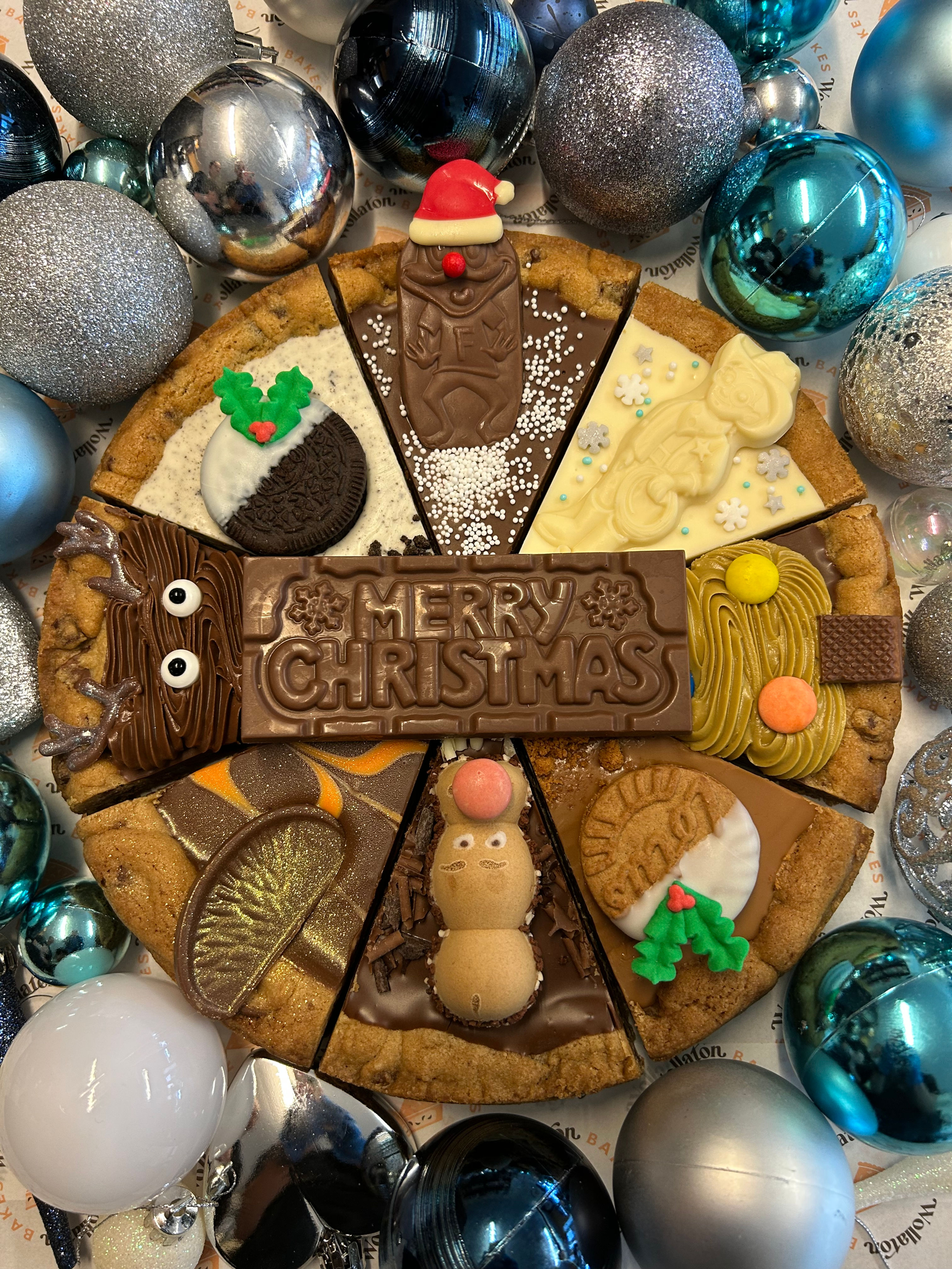 Festive Mixed Cookie Slice