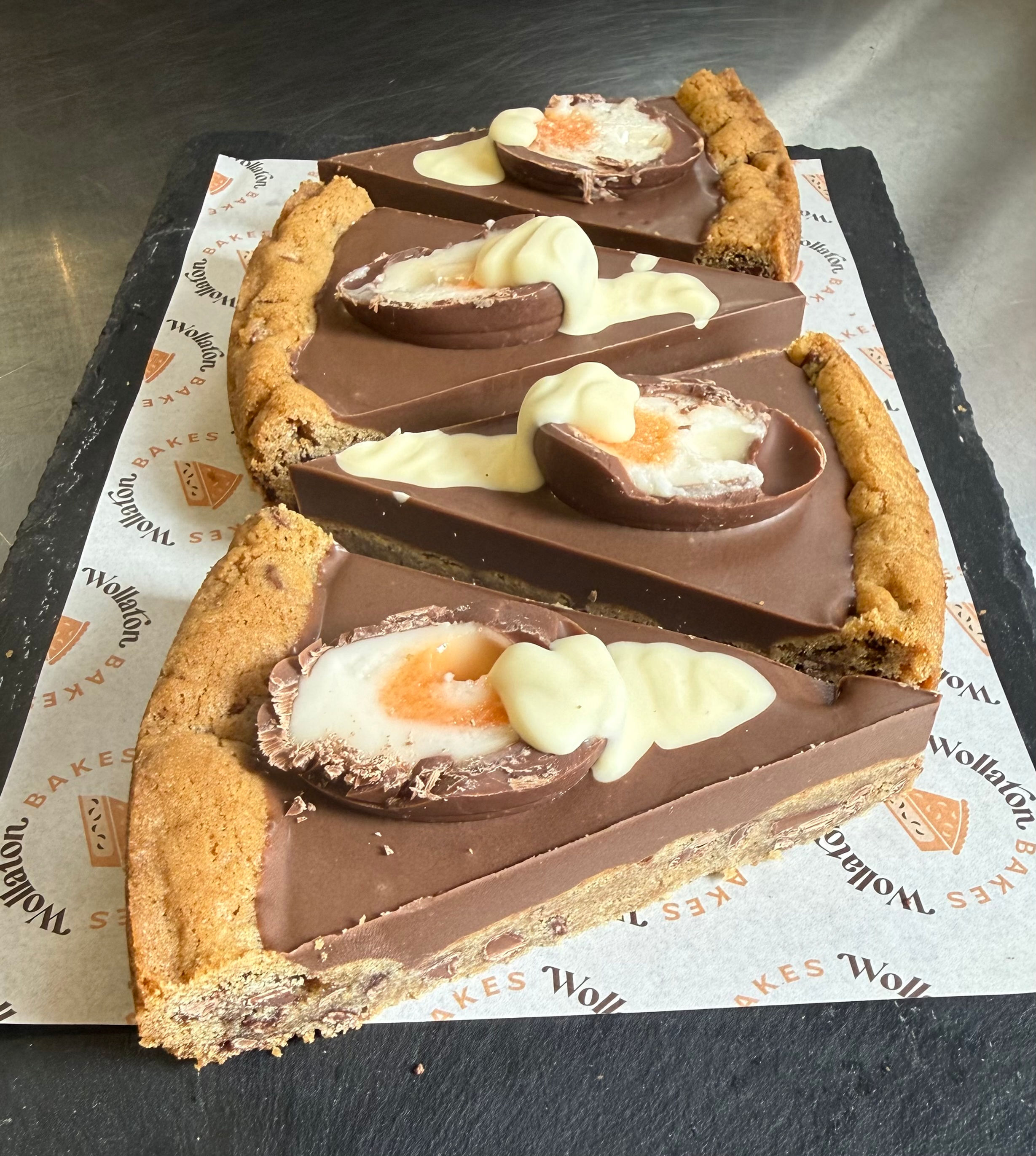 Cadbury Creme Egg Cookie Slice
