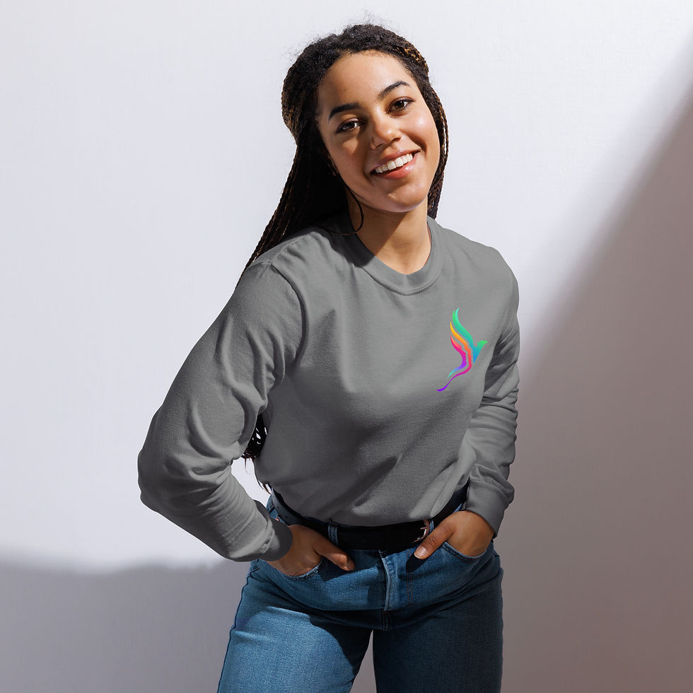 Thumbnail: Phoenix Evolved Unisex Garment-dyed heavyweight long-sleeve shirt